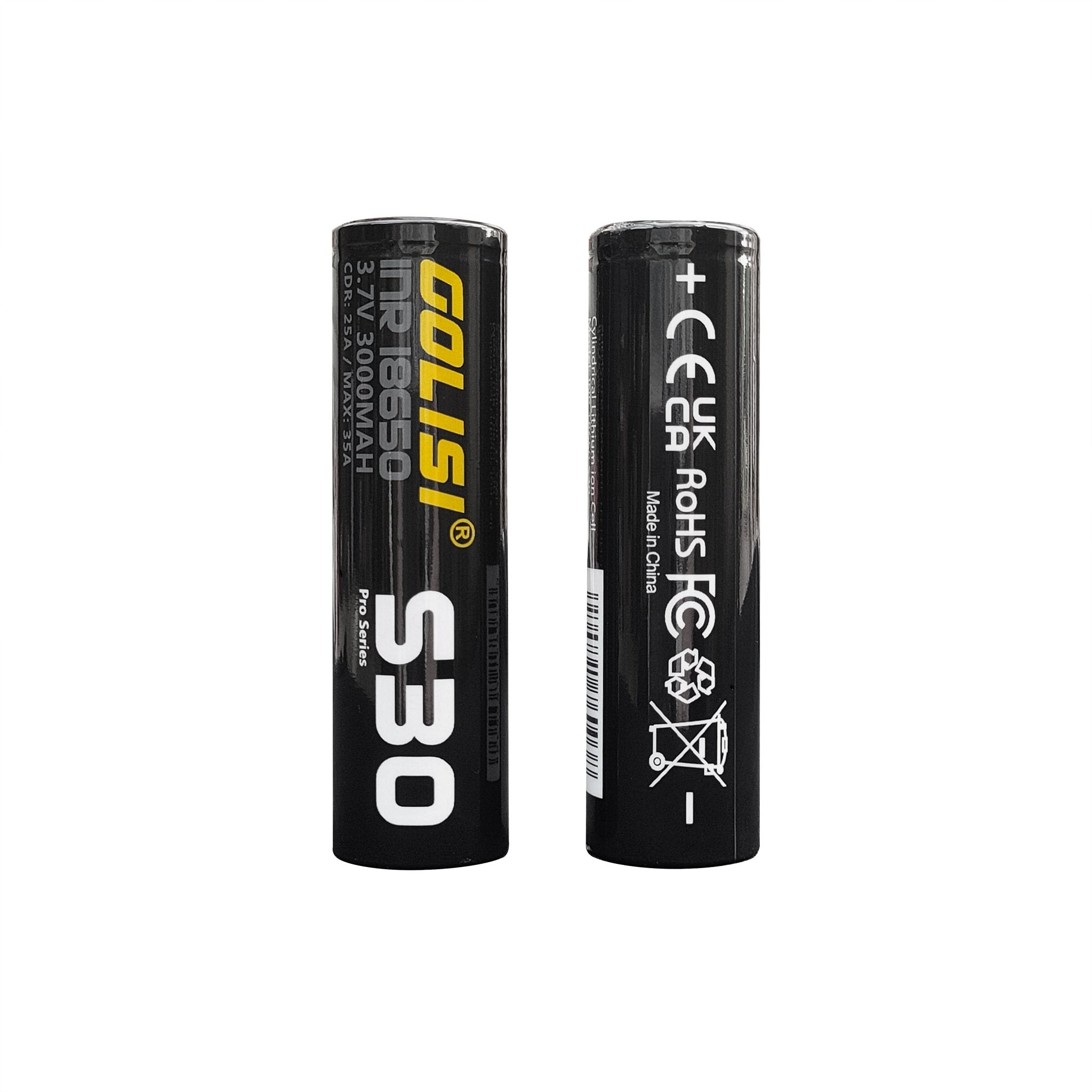 golisi-s30-18650-3000mah-35a-imr-battery-5213778.jpg Golisi S30 18650 3000mAh 35A IMR Battery - Image 1